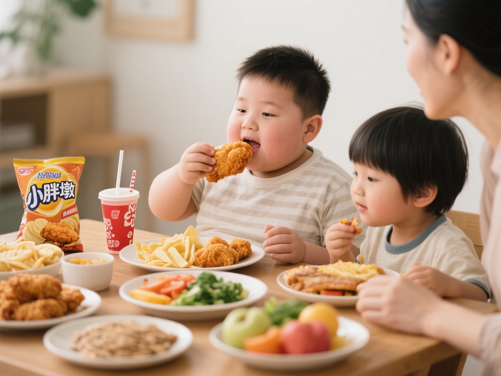 饮食结构失衡
不合理的饮食是“小胖墩”